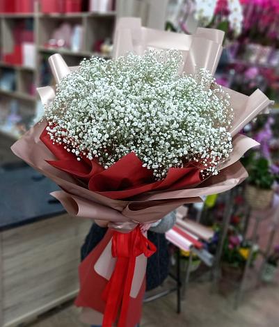 Букет цветов из: Гипсофила в Задоно-Кагальницкой