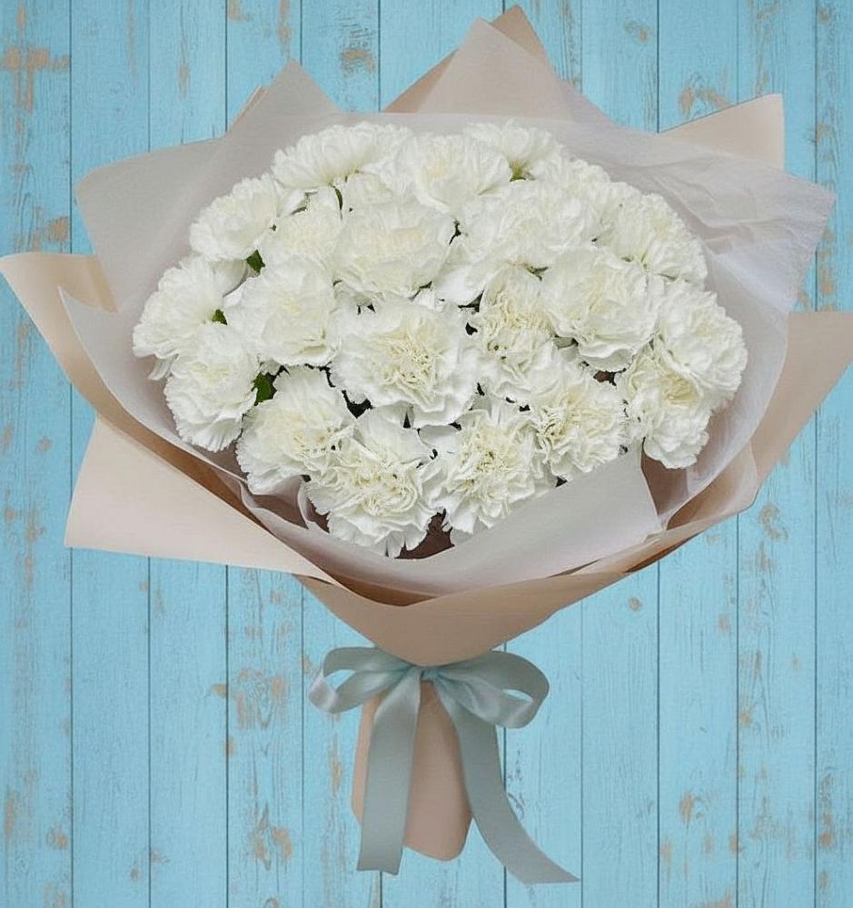 Букет цветов из: Гвоздики в Задоно-Кагальницкой