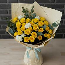 Букет цветов из:  Розы #REPLACE_PRED# Задоно-Кагальницкой