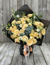 Букет цветов из:  Розы и Лизиантусы в Задоно-Кагальницкой