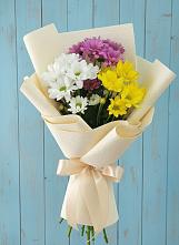 Букет цветов из:  Хризантемы в Задоно-Кагальницкой