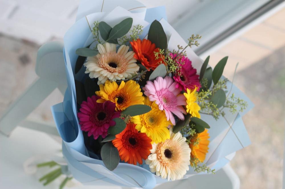 Букет цветов из: Герберы в Задоно-Кагальницкой