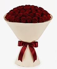 Букет 101 Бордовая роза Блэк Бакарра в Задоно-Кагальницкой