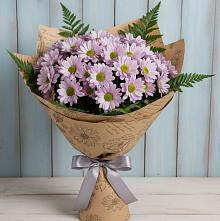 Букет цветов из:  Хризантемы в Задоно-Кагальницкой