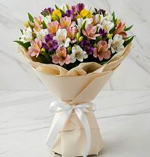 Букет цветов из:  Альстромерии в Задоно-Кагальницкой