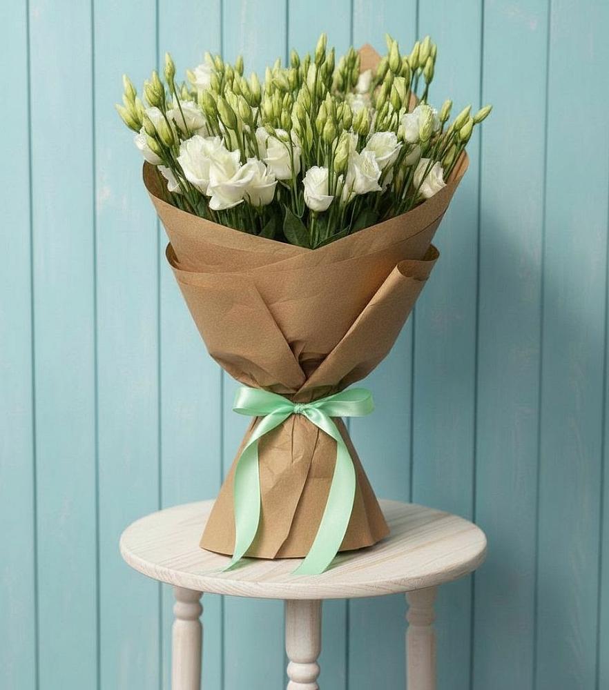 Букет цветов из: Лизиантусы в Задоно-Кагальницкой