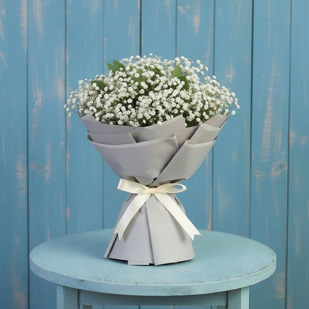 Букет цветов из: Гипсофила в Задоно-Кагальницкой