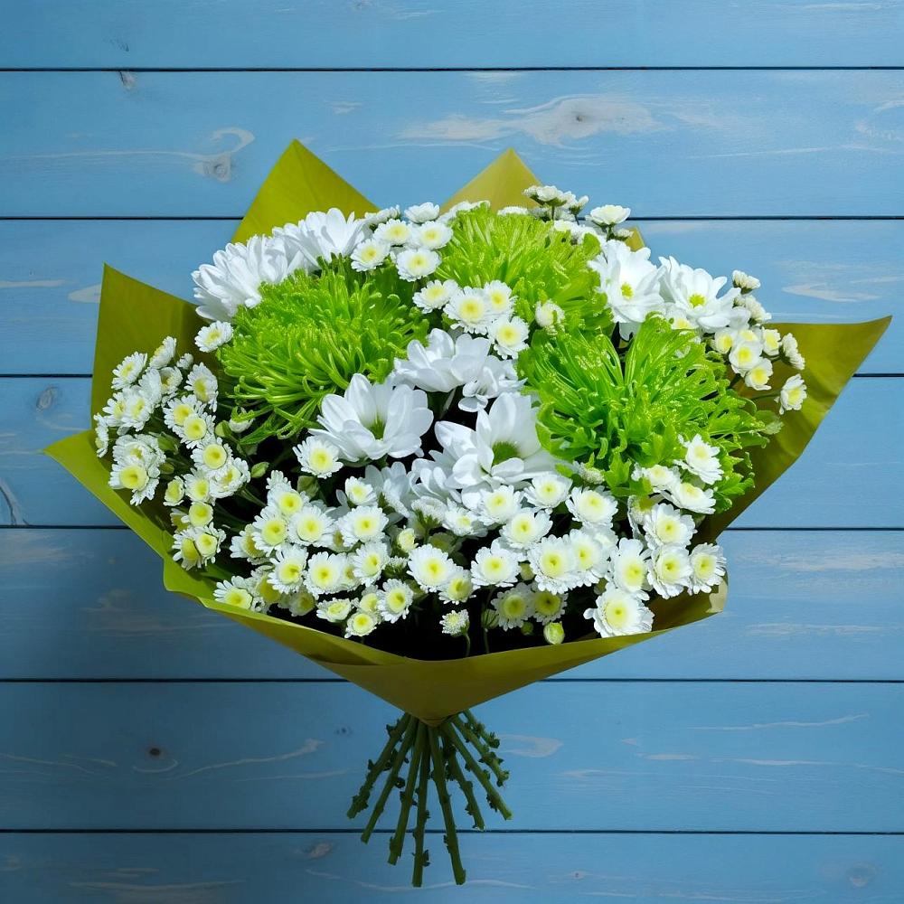 Букет цветов из: Хризантемы в Задоно-Кагальницкой