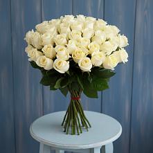 Букет 51 Белая роза Эдлесс Лав #REPLACE_PRED# Задоно-Кагальницкой