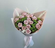 Букет цветов из:  Розы и Хризантемы в Задоно-Кагальницкой