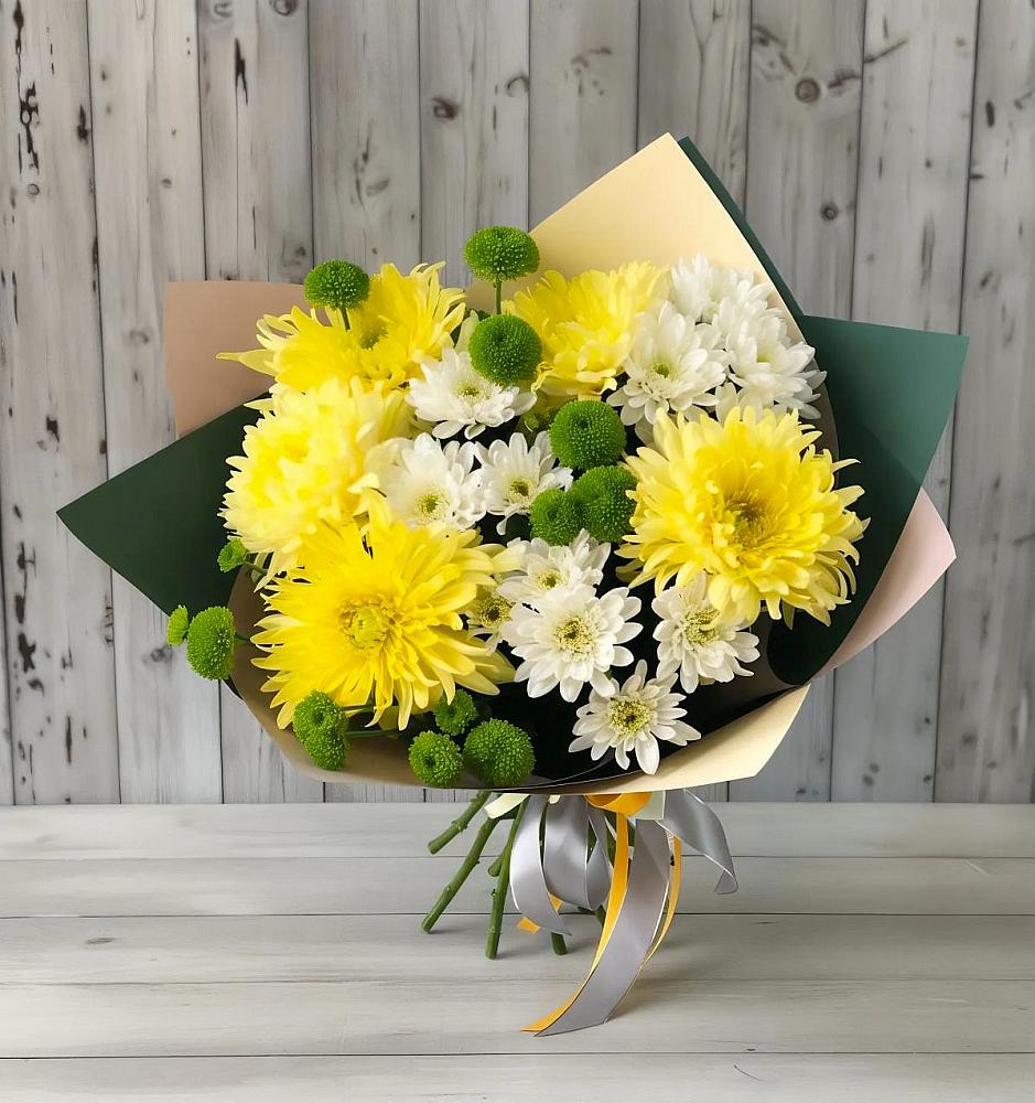 Букет цветов из: Хризантемы в Задоно-Кагальницкой