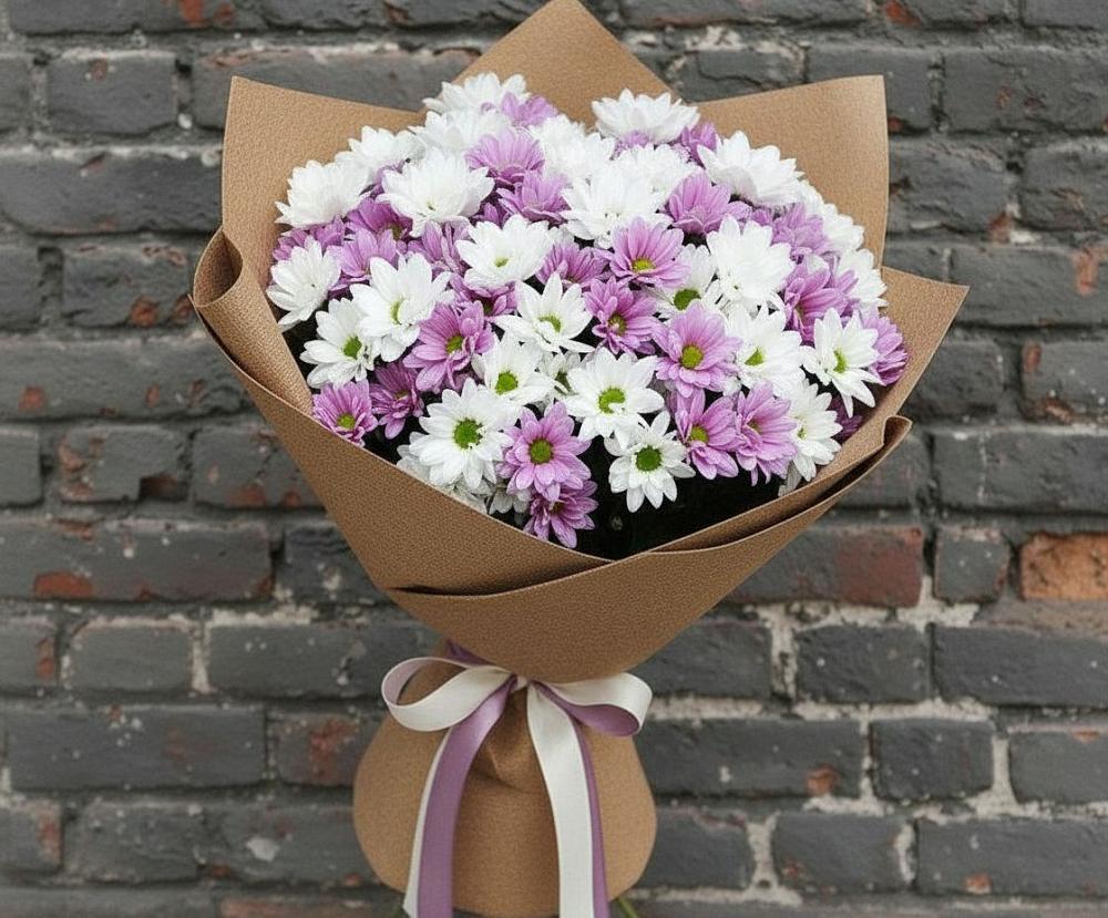 Букет цветов из: Хризантемы в Задоно-Кагальницкой