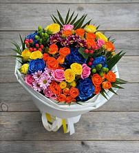 Букет цветов из:  Розы и Хризантемы #REPLACE_PRED# Задоно-Кагальницкой