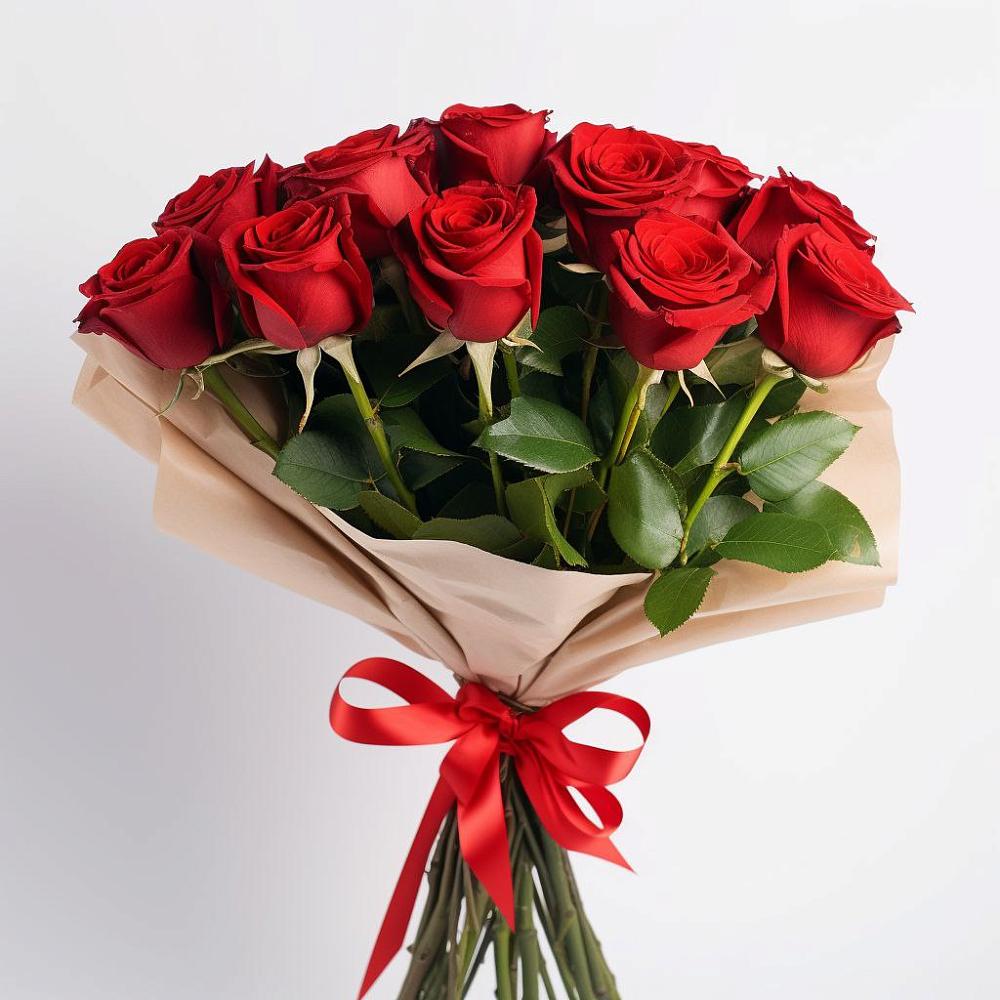 Букет 11 Красных роз Эдлесс Лав в Задоно-Кагальницкой